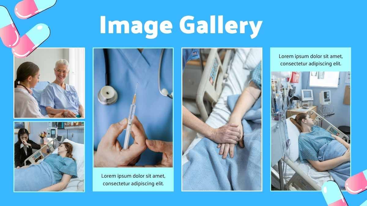 Illustrated Patients and Nurses Medical Theme - diapositiva 10