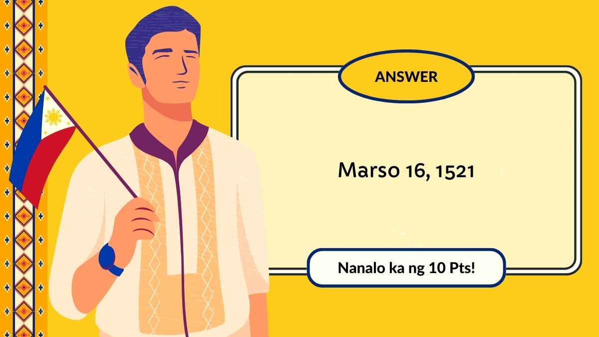 Illustrated Philippine History Trivia Game - slide 10