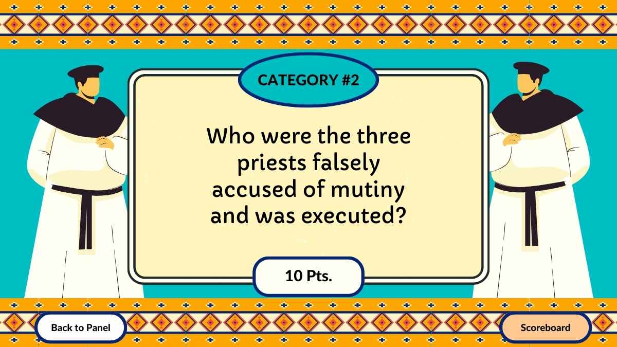 Illustrated Philippine History Trivia Game - slide 13