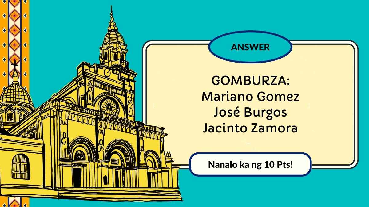 Illustrated Philippine History Trivia Game - slide 14