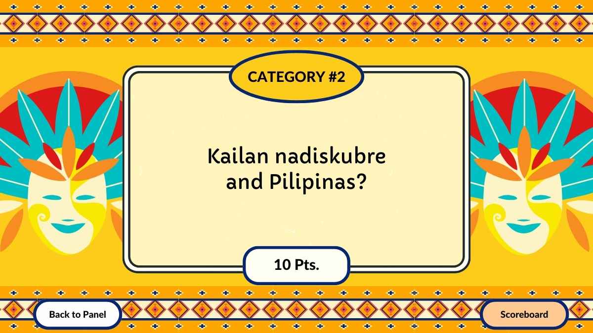 Illustrated Philippine History Trivia Game - slide 9