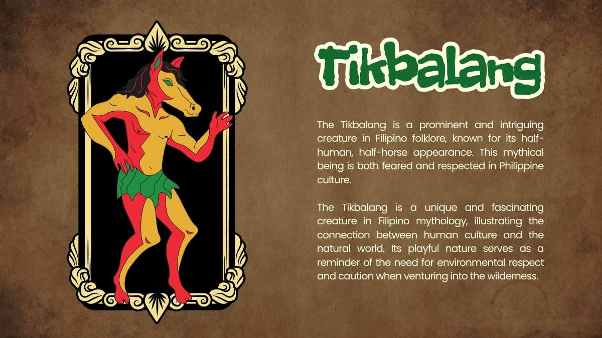 Illustrated Philippine Mythical Creatures Slides - slide 13