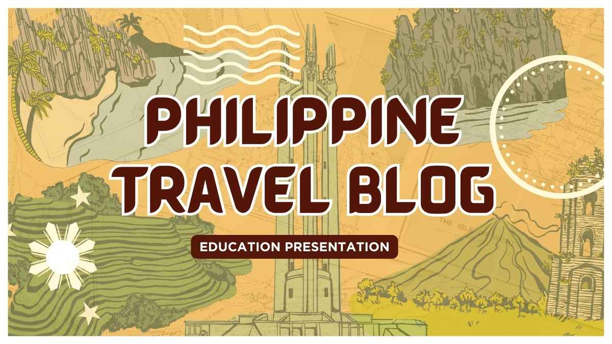 Illustrated Philippine Travel Blog Slides - slide 1