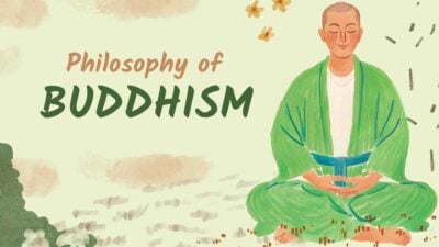 Slides Carnival Google Slides and PowerPoint Template Illustrated Philosophy of Buddhism Slides 1