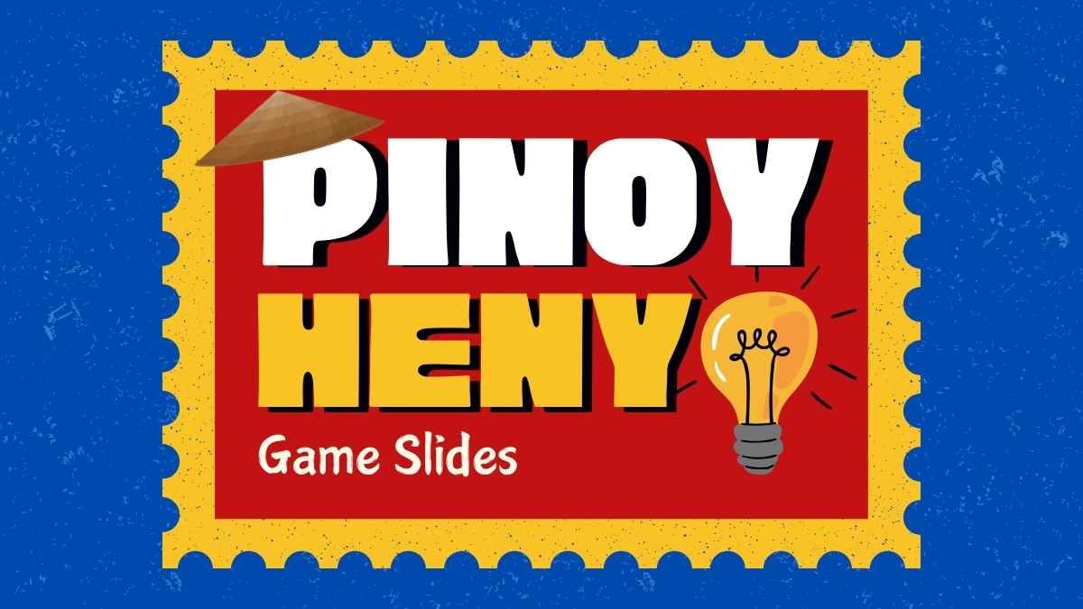 Illustrated Pinoy Henyo Game Slides - slide 1