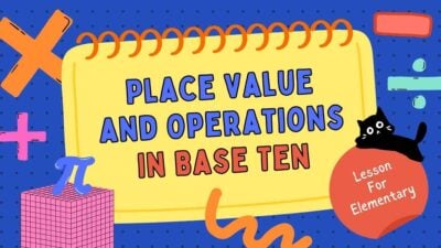 Illustrated Place Value and Operations in Base Ten Lesson for Elementary