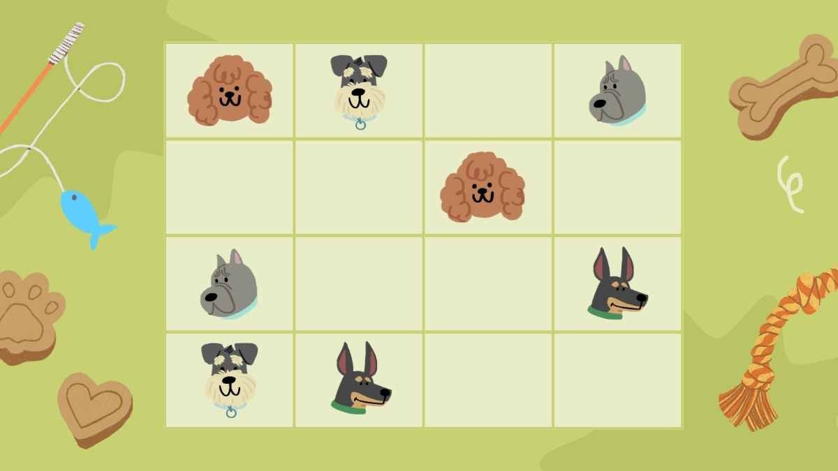 Illustrated Printable Cute Games for Elementary - slide 13