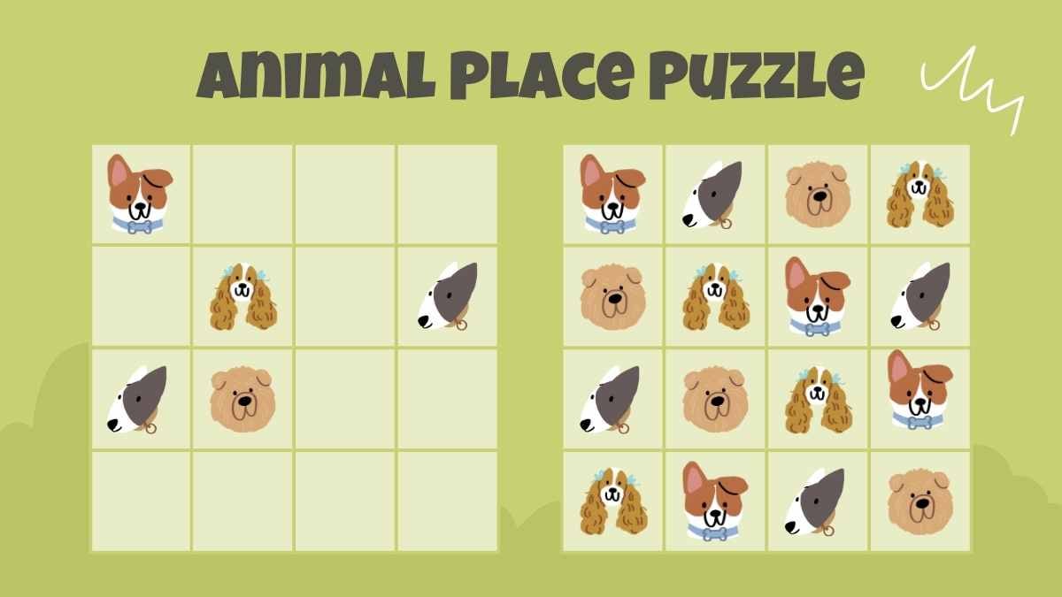 Illustrated Printable Cute Games for Elementary - slide 6