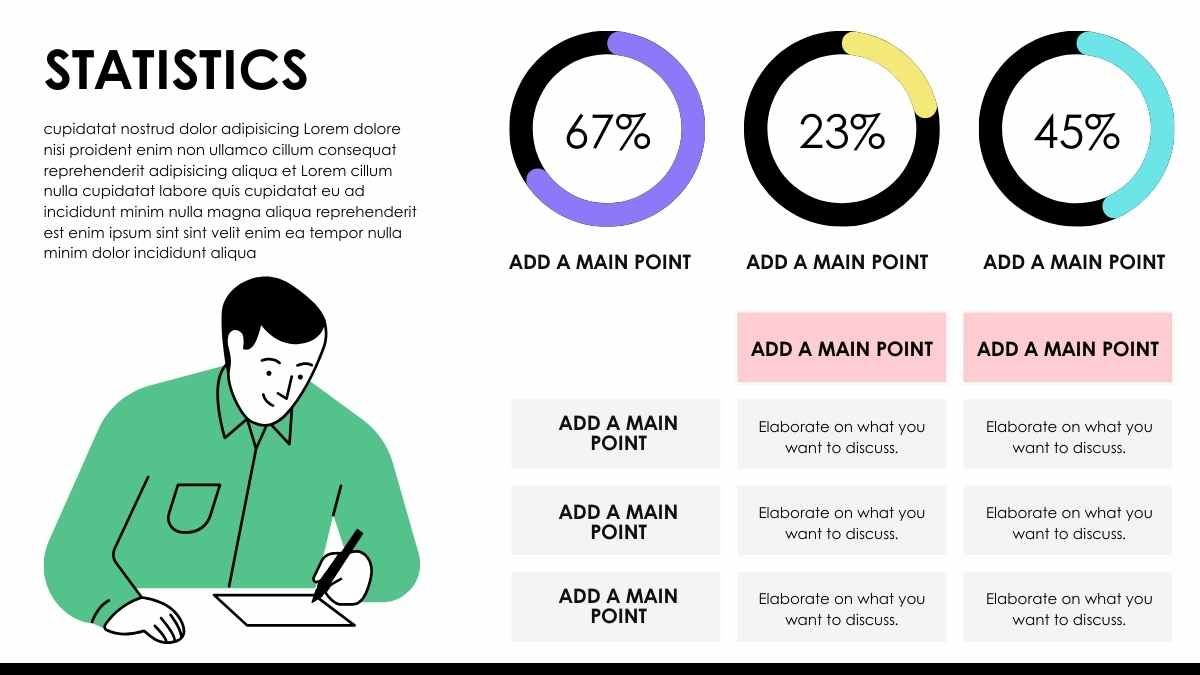 Illustrated Project Executive Summary Slides - diapositiva 1