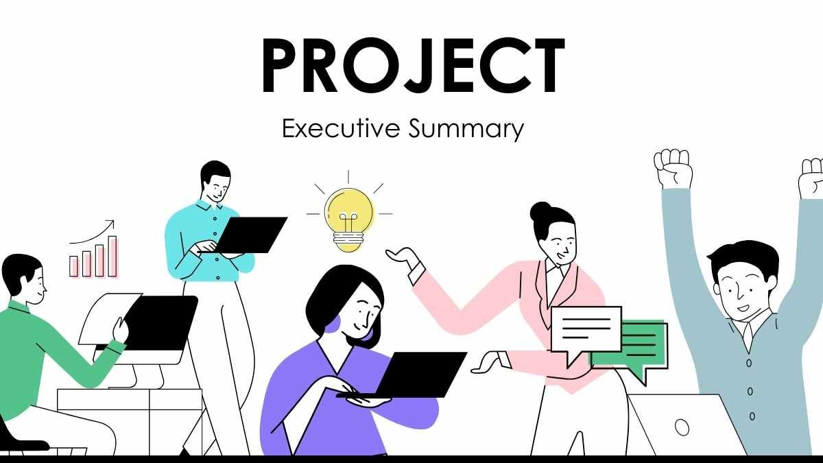 Illustrated Project Executive Summary Slides - slide 2