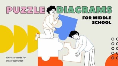 Illustrated Puzzle Diagrams for Middle School Slides