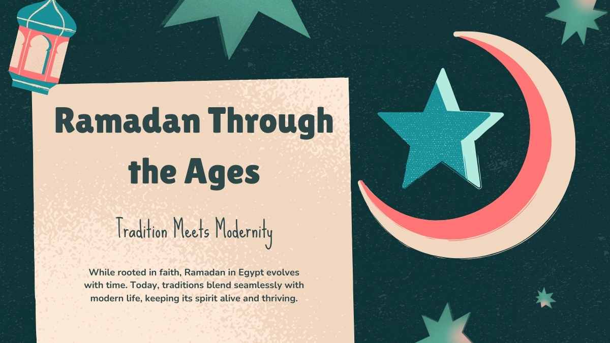 Illustrated Ramadan In Egypt Slides - slide 12