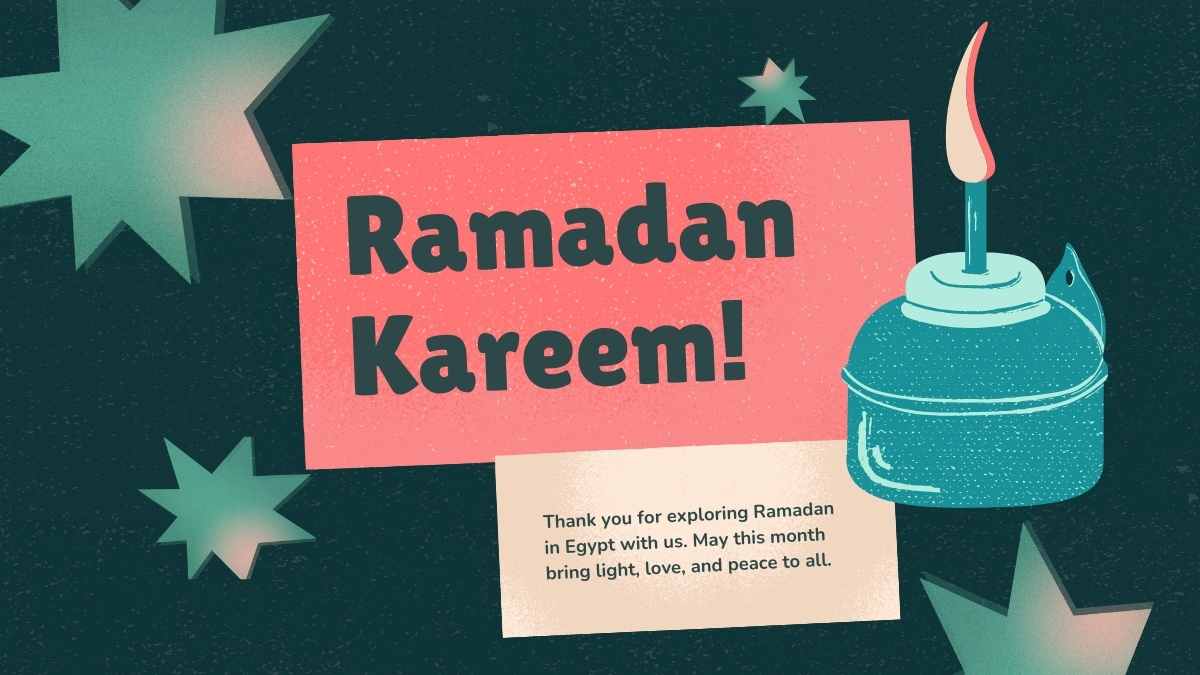 Illustrated Ramadan In Egypt Slides - slide 14