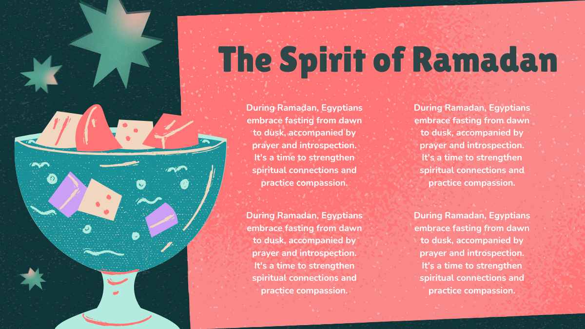 Illustrated Ramadan In Egypt Slides - slide 4