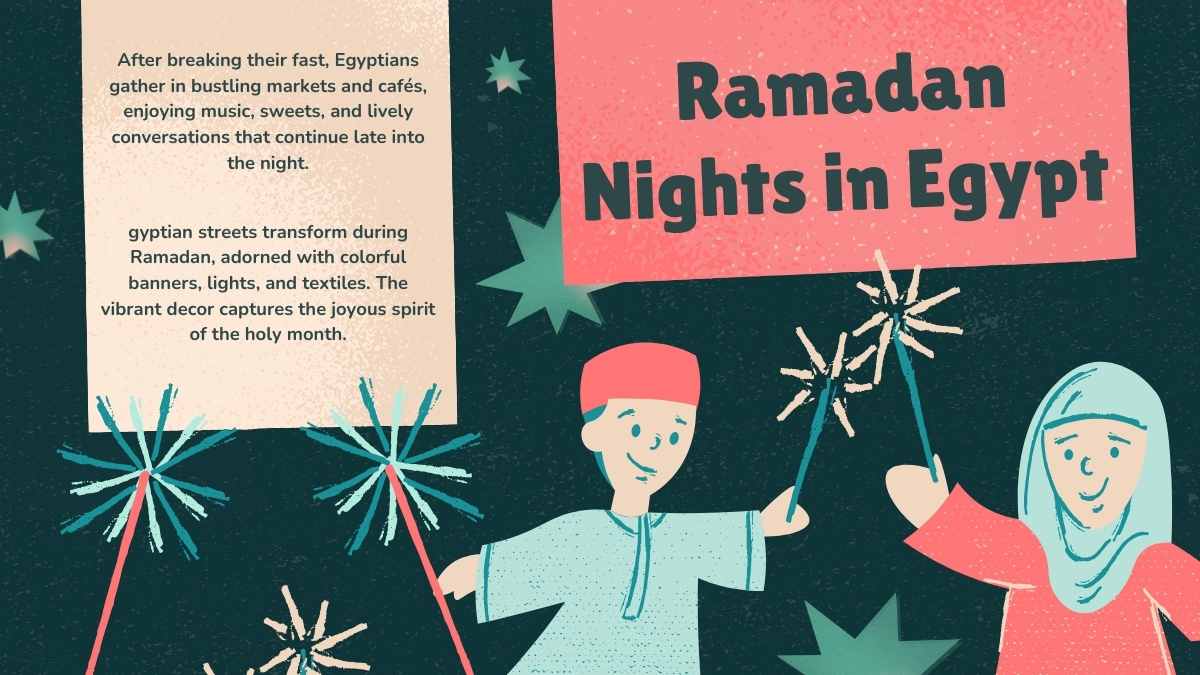 Illustrated Ramadan In Egypt Slides - slide 9