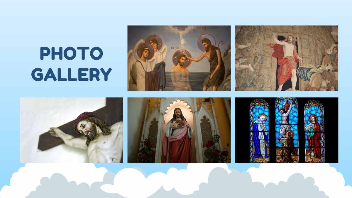 Illustrated Religion Subject for Pre-K: Learn about Jesus - slide 11