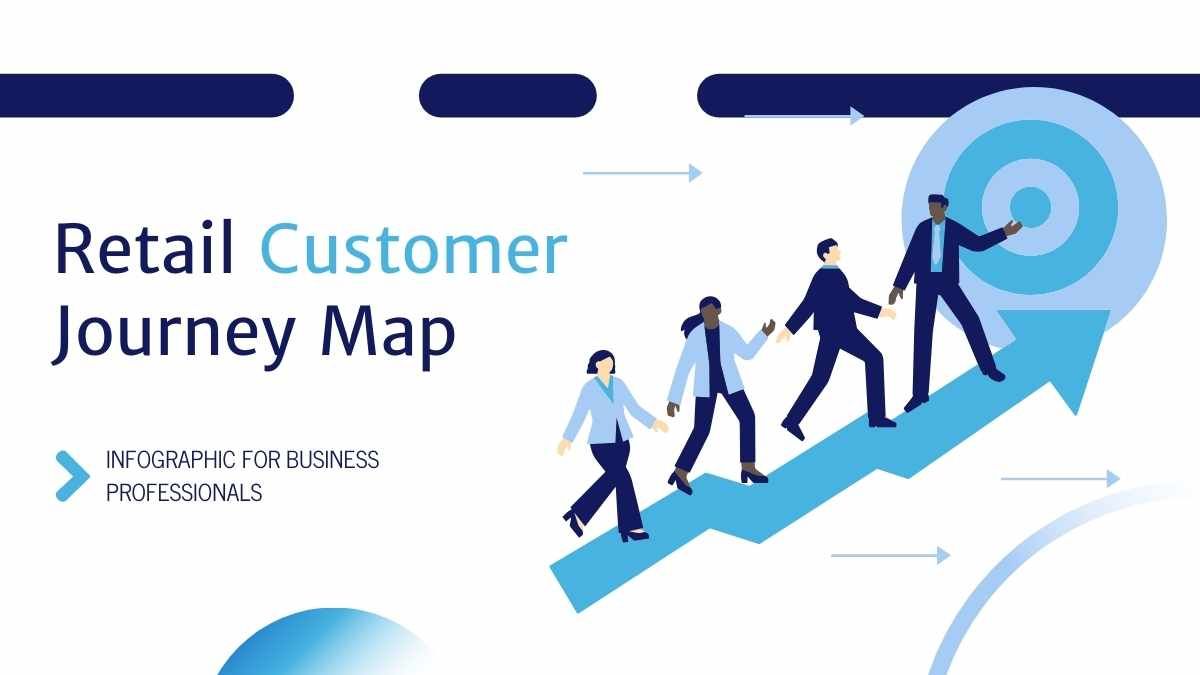 Illustrated Retail Customer Journey Map Slides - diapositiva 1