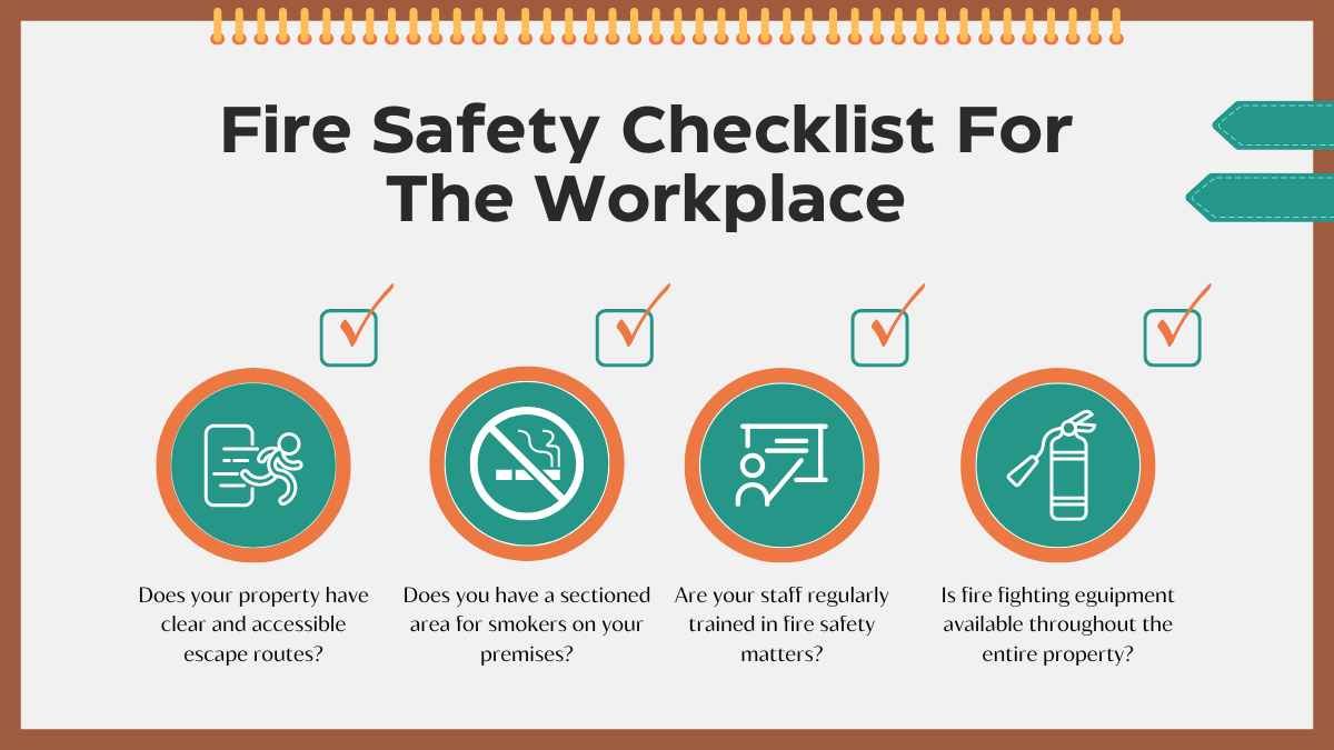 Illustrated Safety Checklist Slides - diapositiva 2