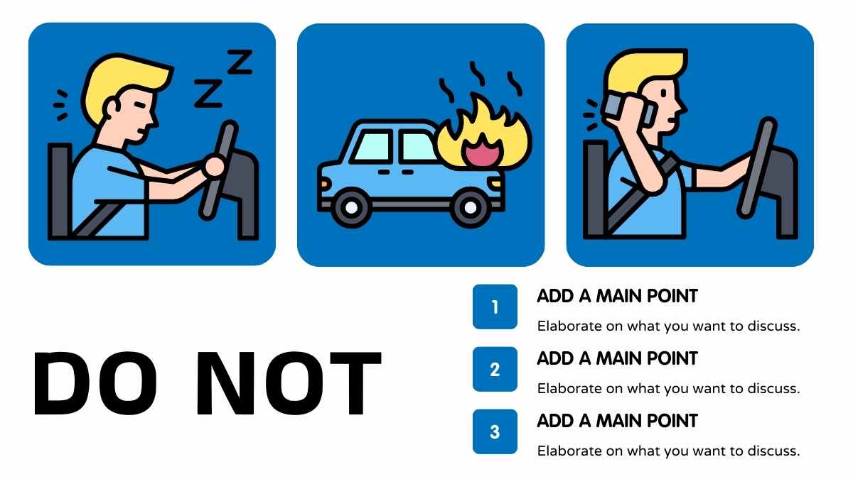 Illustrated Safety Driving Tips Newsletter - slide 12