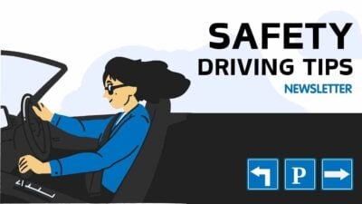 Illustrated Safety Driving Tips Newsletter