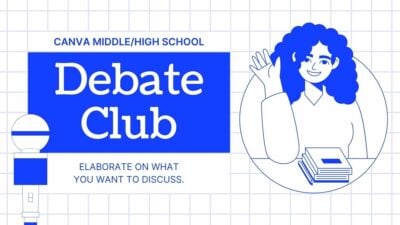 Illustrated School Debate Club Slides