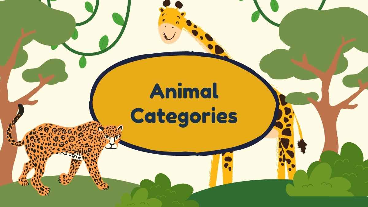 Lindos Slides Ilustrados de Animais para Aulas de Ciências - deslizar 9