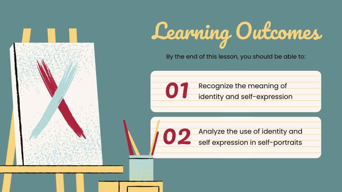 Illustrated Self-Portraits: Identity and Self-Expression Lesson - slide 5