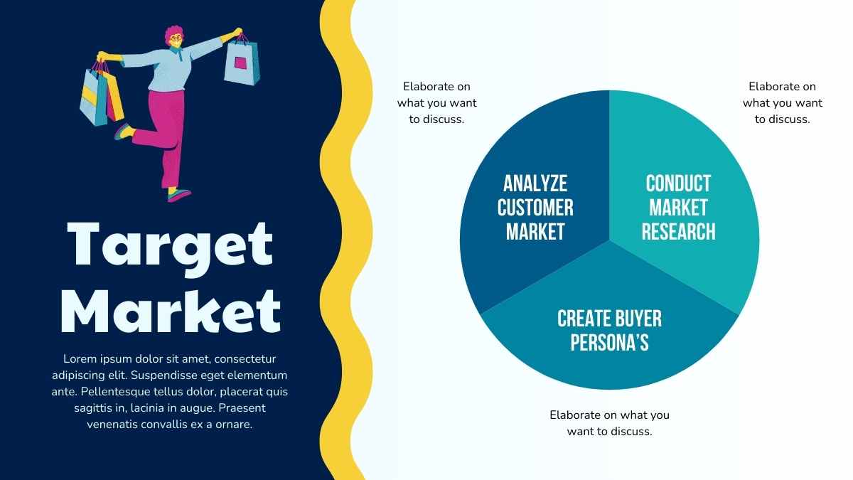 Tema Keranjang Belanja Bergambar untuk Slide Bisnis - slide 11