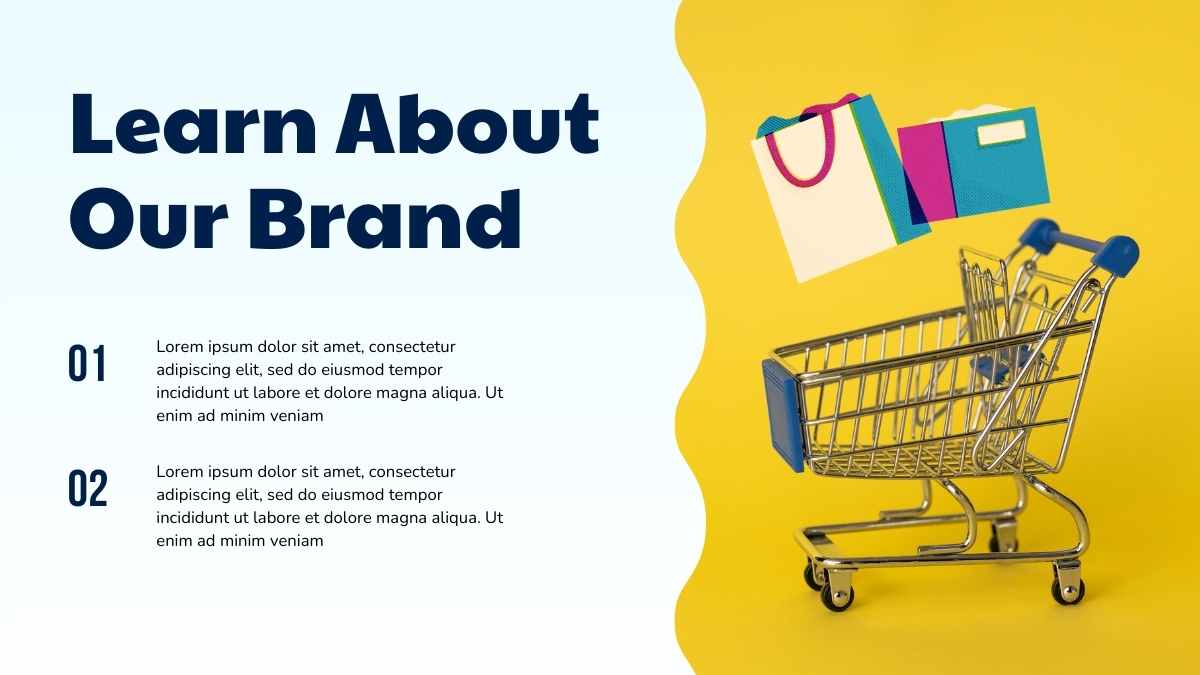 Illustrated Shopping Cart Theme for Business Slides - slide 5