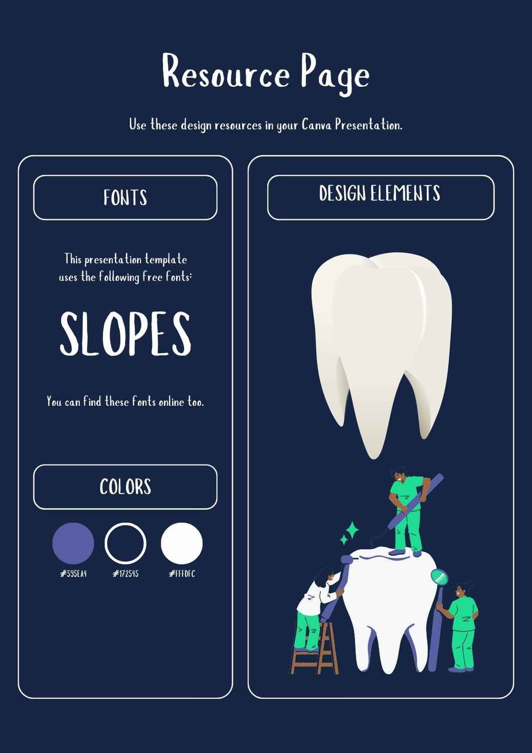 Illustrated Signs of Healthy Teeth Poster - diapositiva 3