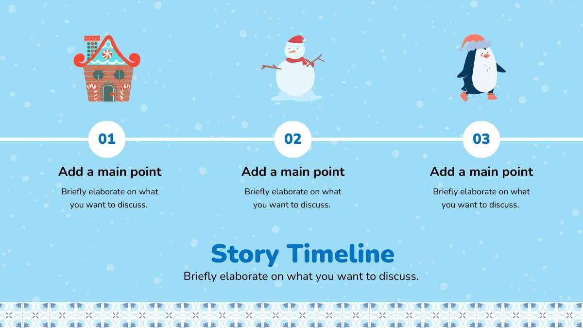 Illustrated Snowman Story Book Slides - slide 7