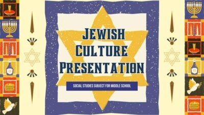 Slides Carnival Google Slides and PowerPoint Template Illustrated Social Studies Subject Jewish Culture 1