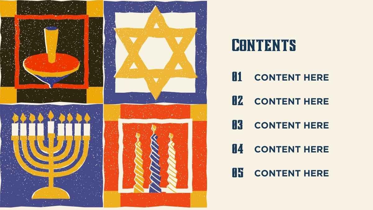 Assunto de estudos sociais ilustrado: Cultura Judaica - slide 6