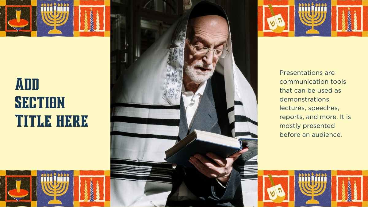 Illustrated Social Studies Subject: Jewish Culture Slides - slide 7