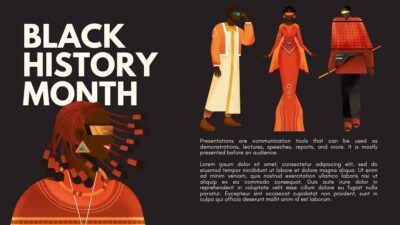 Illustrated Social Studies Subject for Elementary: Black History Month Activities