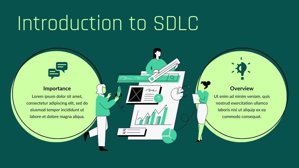 Illustrated Software Development Life Cycle Infographic - slide 4