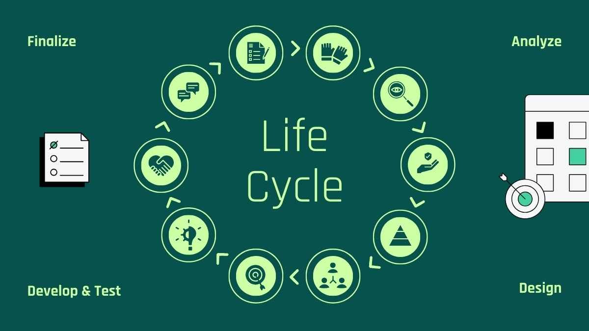 Illustrated Software Development Life Cycle Infographic - slide 9