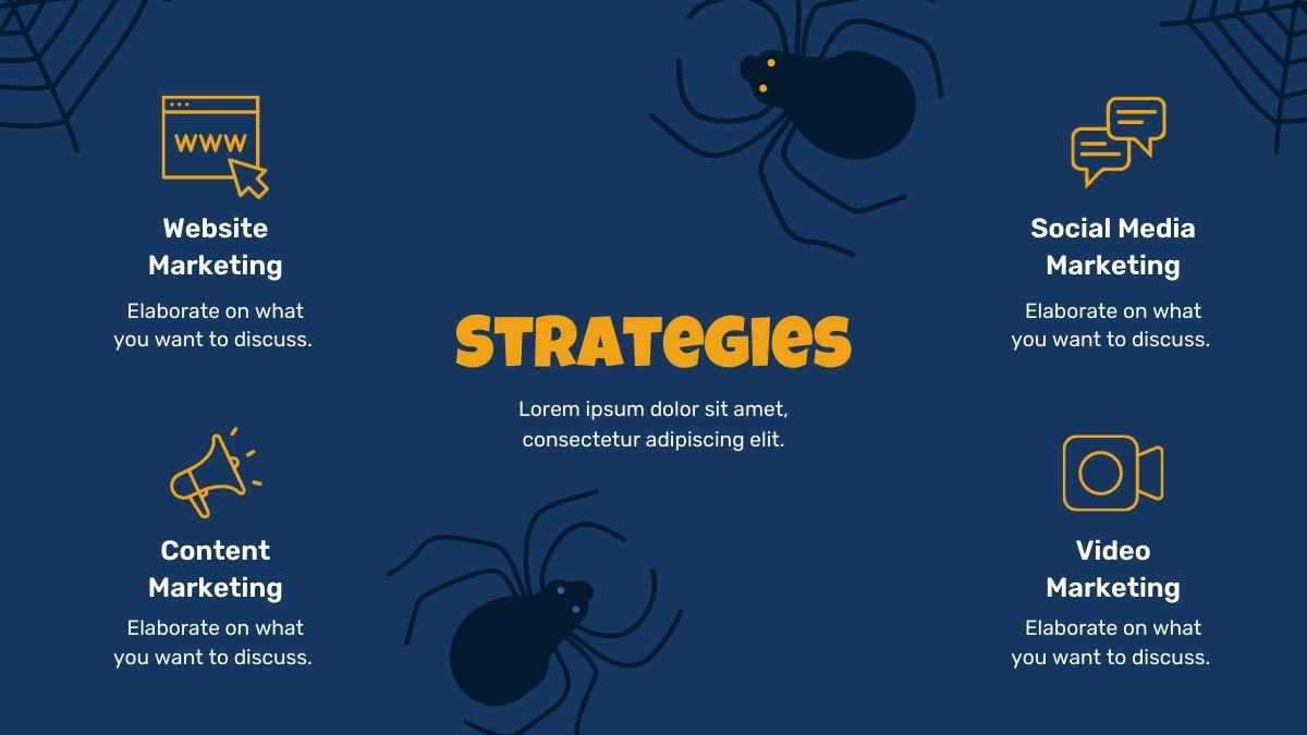 Slides Ilustrados de Halloween Assustador - deslizar 11