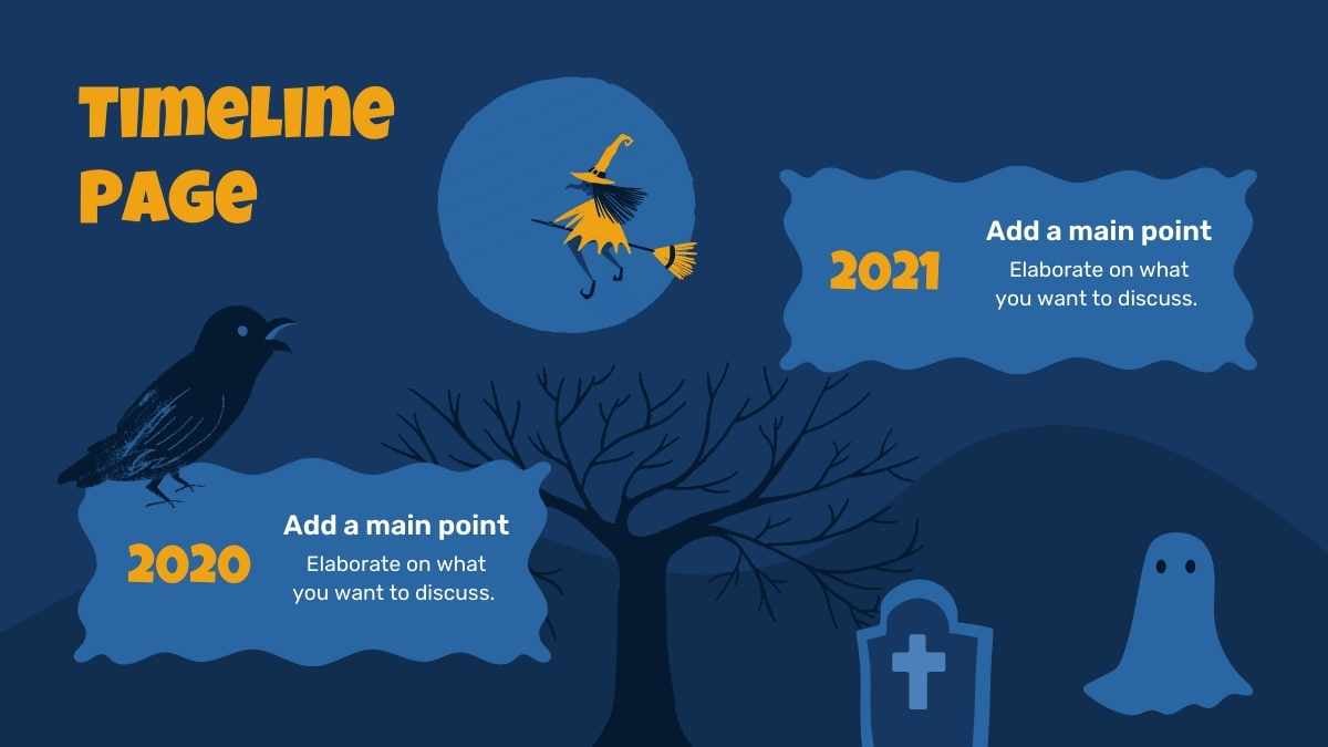 Slides Ilustrados de Halloween Assustador - deslizar 12