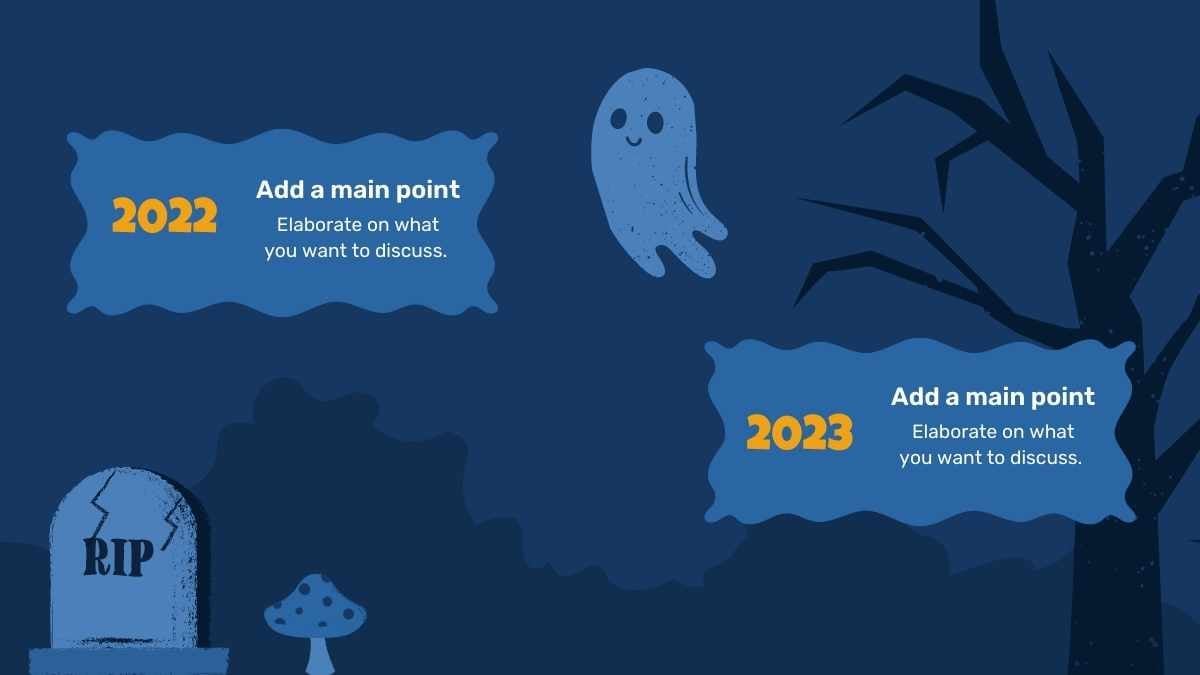 Slides Ilustrados de Halloween Assustador - deslizar 13