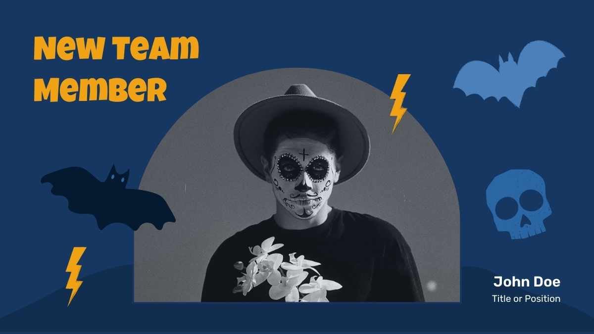 Slides Ilustrados de Halloween Assustador - deslizar 14