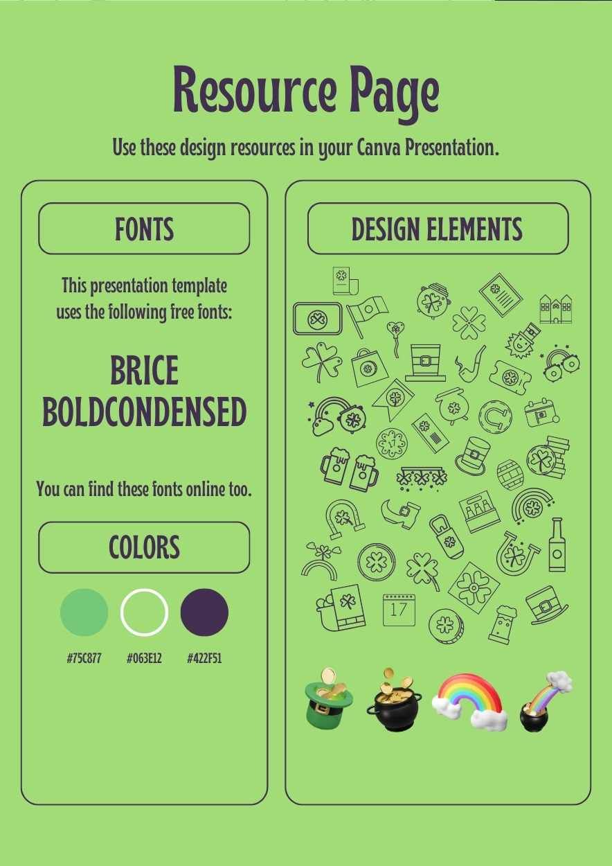 Illustrated St. Patricks Day Menu - diapositiva 4