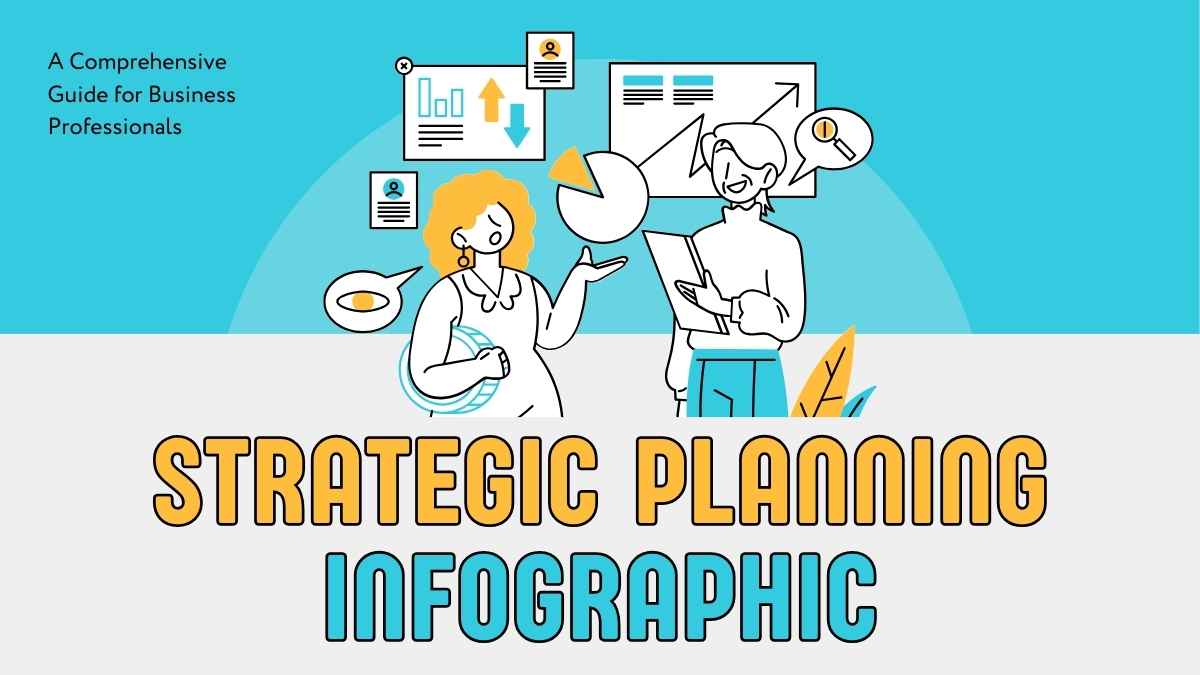 Illustrated Strategic Planning Infographic - slide 1