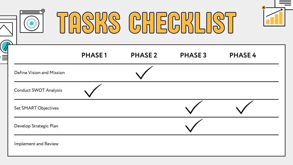 Illustrated Strategic Planning Infographic - diapositiva 11