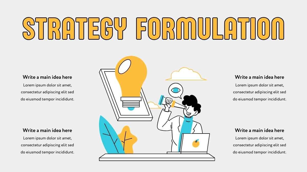 Illustrated Strategic Planning Infographic - diapositiva 9