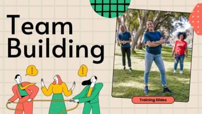 Illustrated Team Building Training Slides