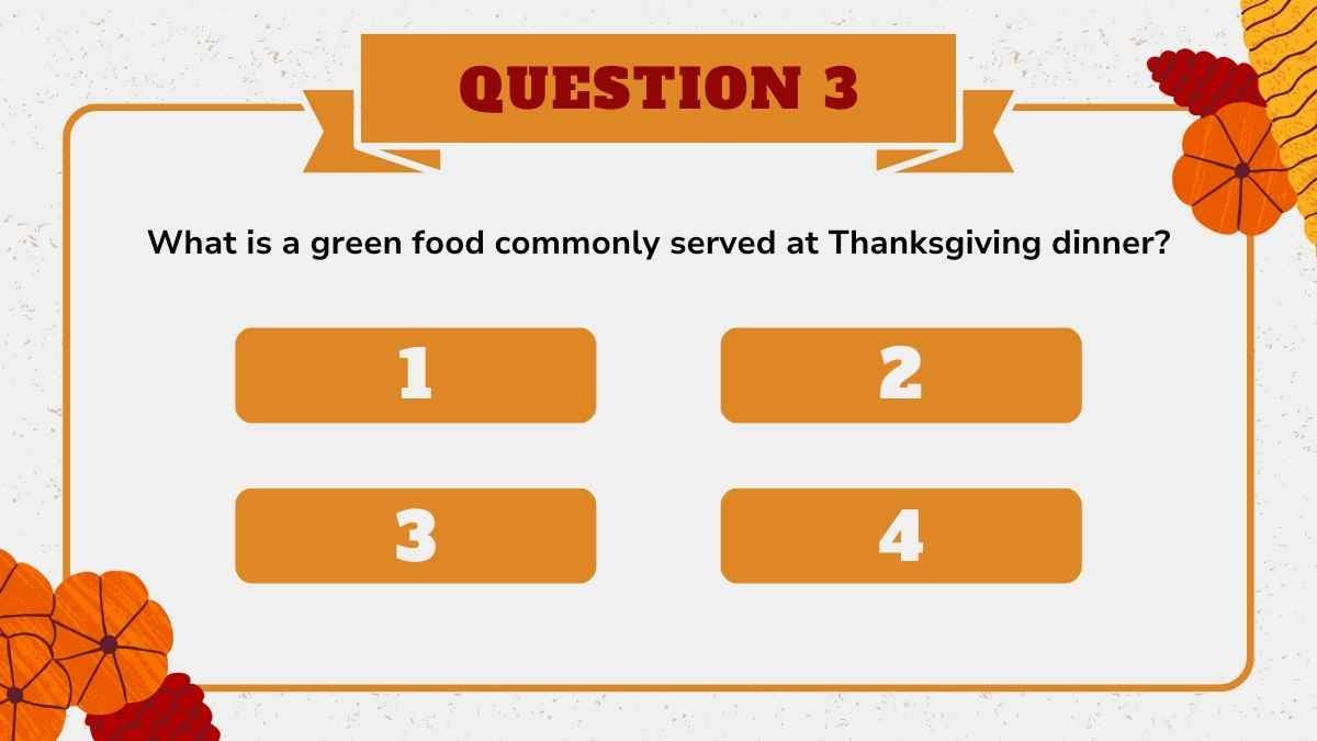 Illustrated Thanksgiving Family Feud Background - slide 14