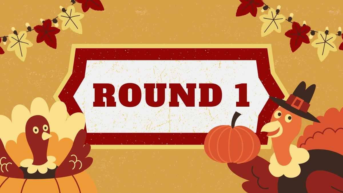 Illustrated Thanksgiving Family Feud Background - slide 6