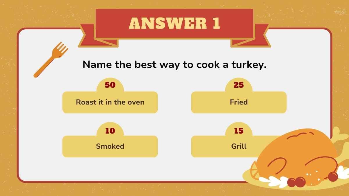 Illustrated Thanksgiving Family Feud Background - slide 9