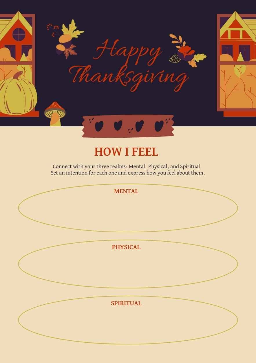 Illustrated Thanksgiving Gratitude Journals - slide 2